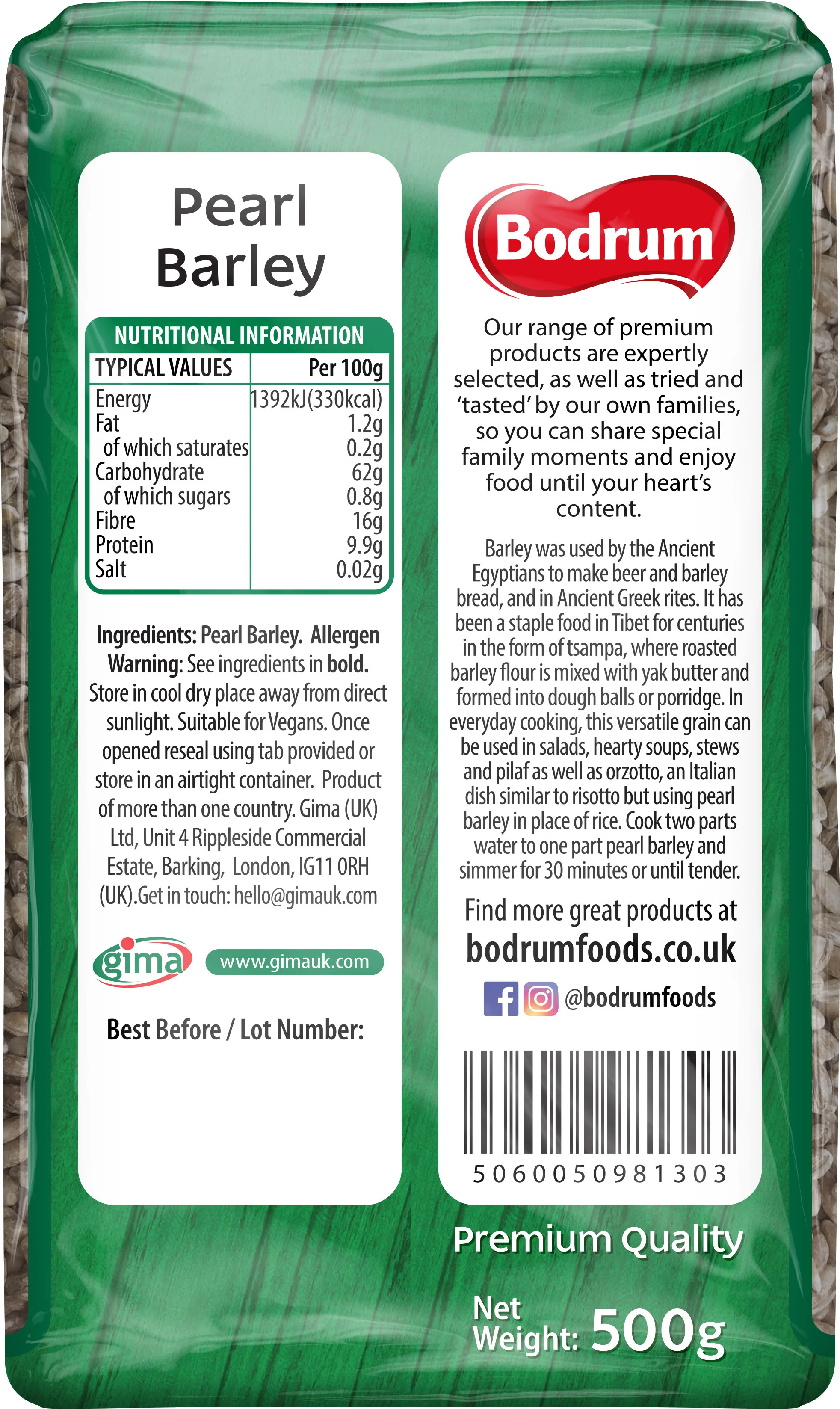 Bodrum Barley Pearls 500g - Image 2
