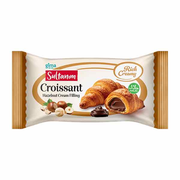 Sultanim Croissant Hazelnut Cream Filling 60g