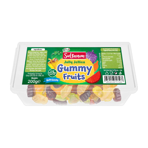 Sultanim Jolly Jellies Gummy Fruits 200g